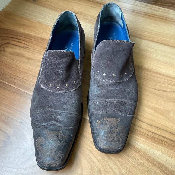 Mark Nason Brown Loafers with Embossed Design main image 8